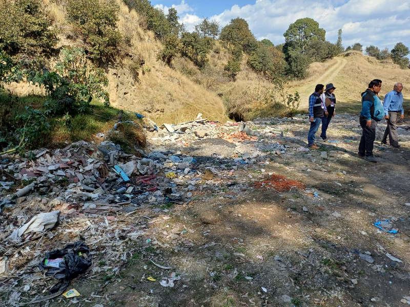 Propaet identifica y clausura 15 tiraderos a cielo abierto en San Pablo del Monte