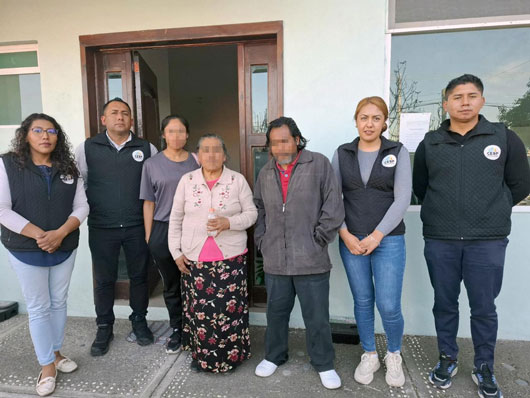 Persona en situación de calle reportada como desaparecida se reúne con su familia