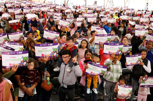Entregó Sedif Tlaxcala “Becas para educación inicial y preescolar”