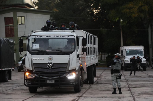 Movilizan a elementos de la Guardia Nacional adscritos al estado de Tlaxcala