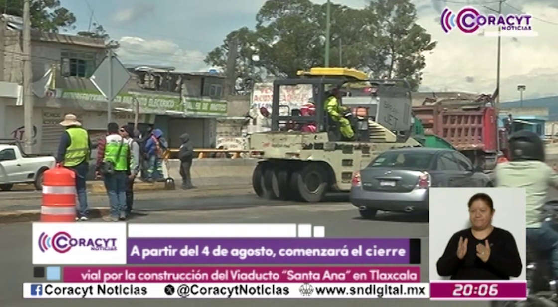 Cierre vial por construcción del Viaducto “Santa Ana” iniciará el 4 de agosto