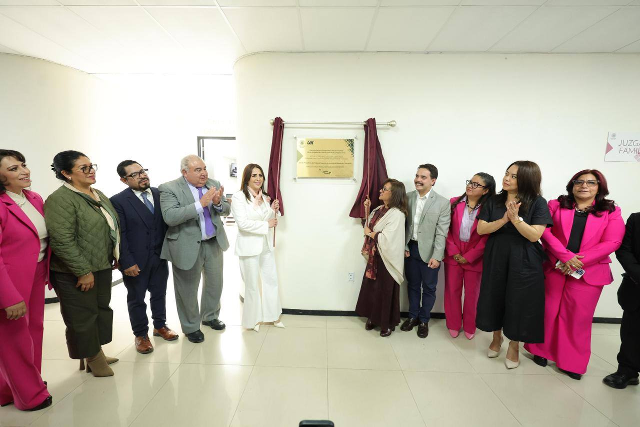 Inauguran Sala de Oralidad en la Casa de Justicia de Zaragoza de Zacatelco