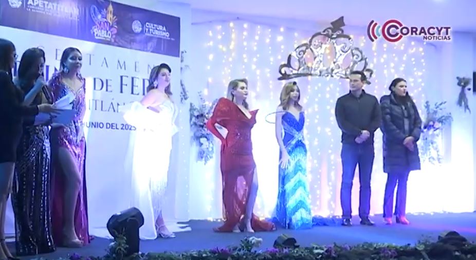 Eligen a Rocío Pérez como la reina de la Feria de Apetatitlán 2025