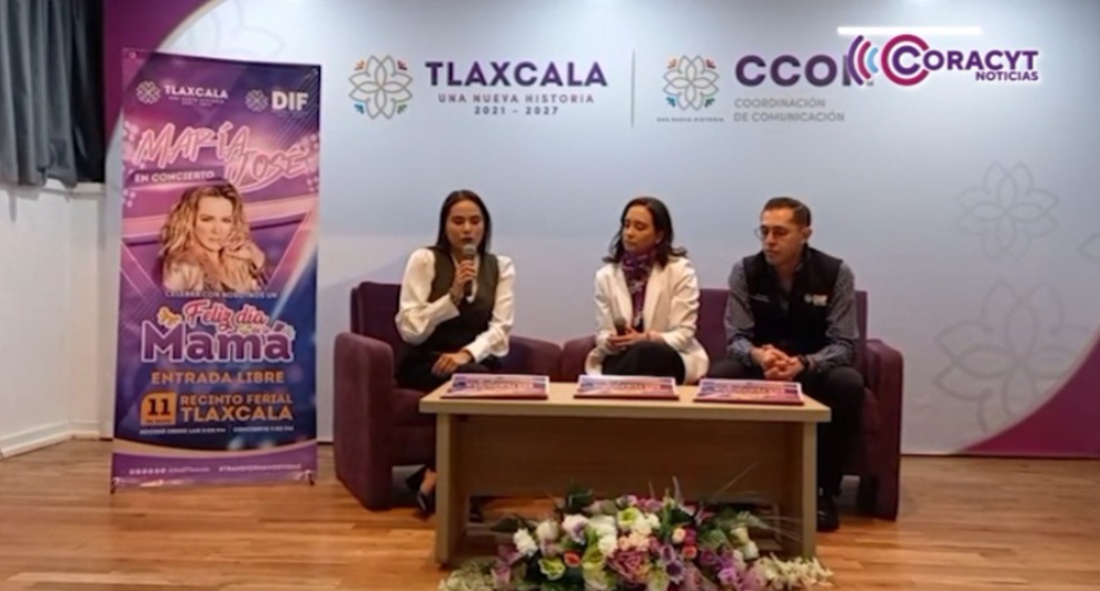 Madres tlaxcaltecas festejarán su día con concierto de “María José”