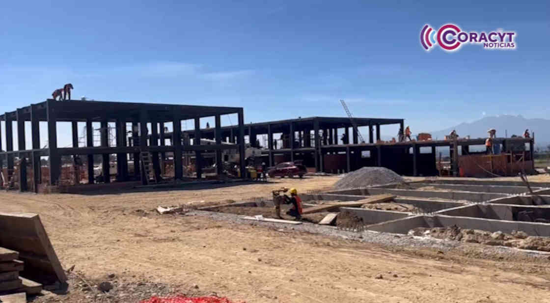 Construcción de la Universidad “Rosario Castellanos” registra 72% de avance