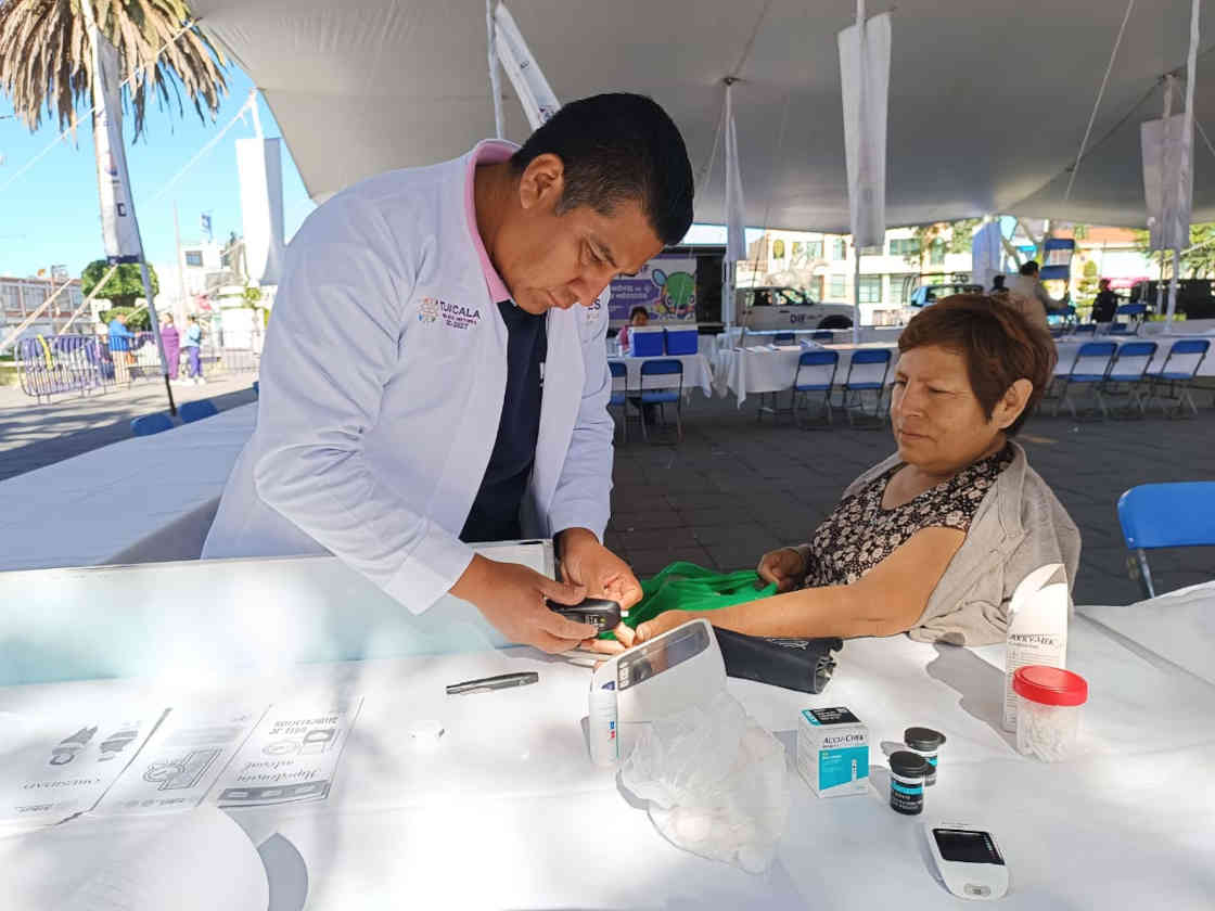 Promueven en Tlaxcala la prevención y la detección oportuna de la diabetes