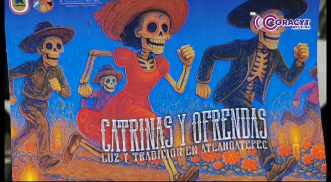 Se iluminará Atlangatepec con el “Festival de Catrinas y Ofrendas, Luz y Tradición” 