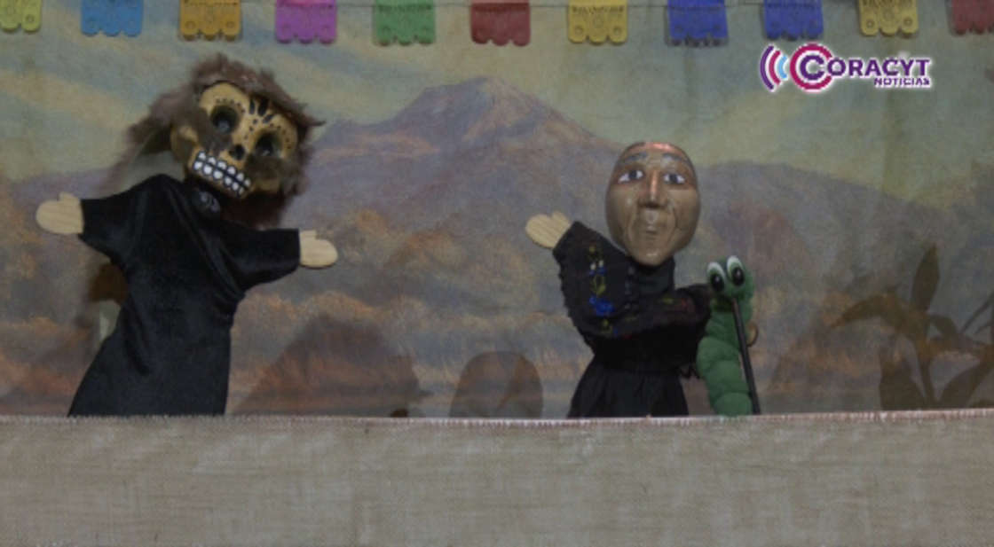 A través de títeres, infantes conocieron la historia de Tlaxcala