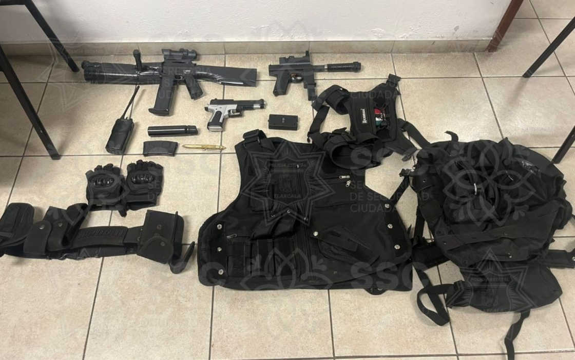 Detiene SSC a sujeto con objetos óptimos para agredir