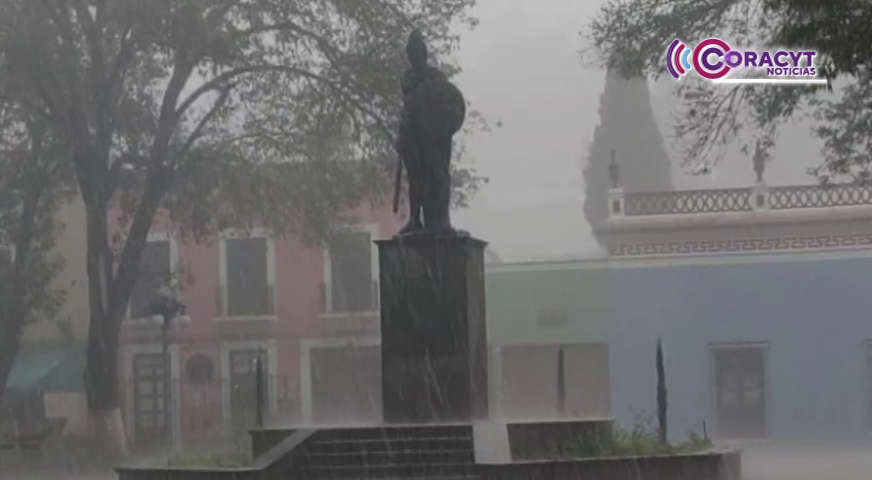 Atienden autoridades afectaciones por lluvia y granizada en Tlaxcala 